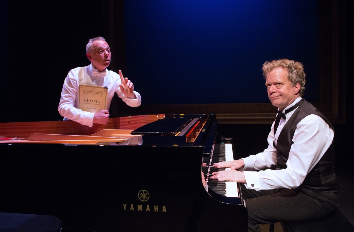 Richard Greenblatt & Ted Dykstra in '2 Pianos 4 Hands' (Photo: Cylla von Tiedemann)