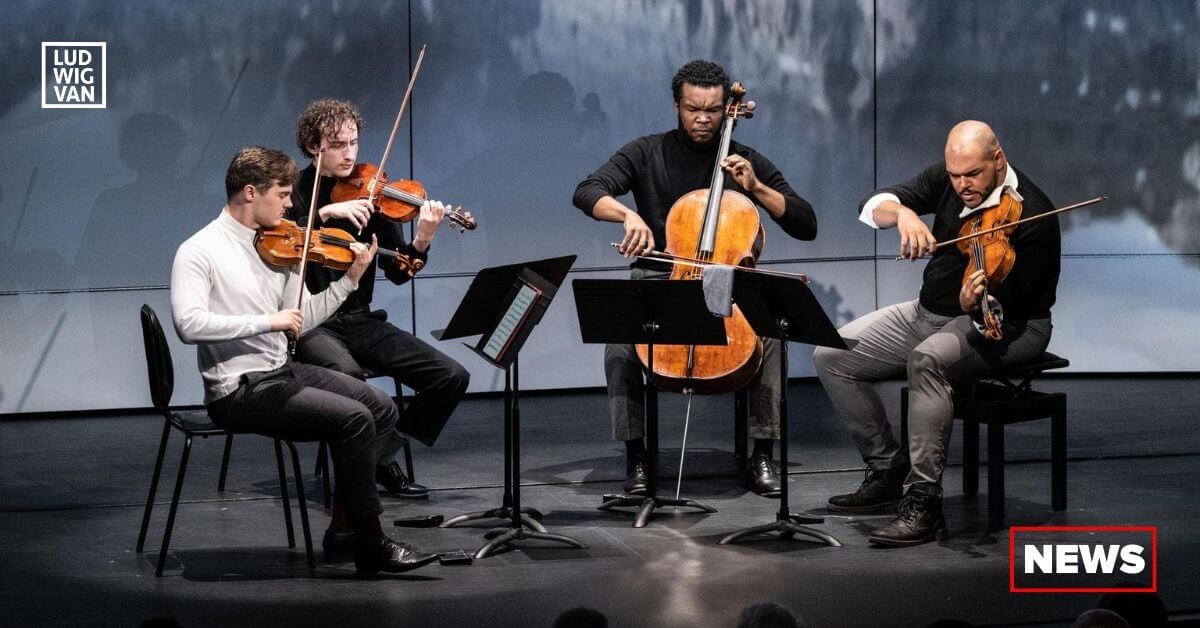 The Isidore Quartet at the Banff International String Quartet Competition (Photo: Rita Taylor)