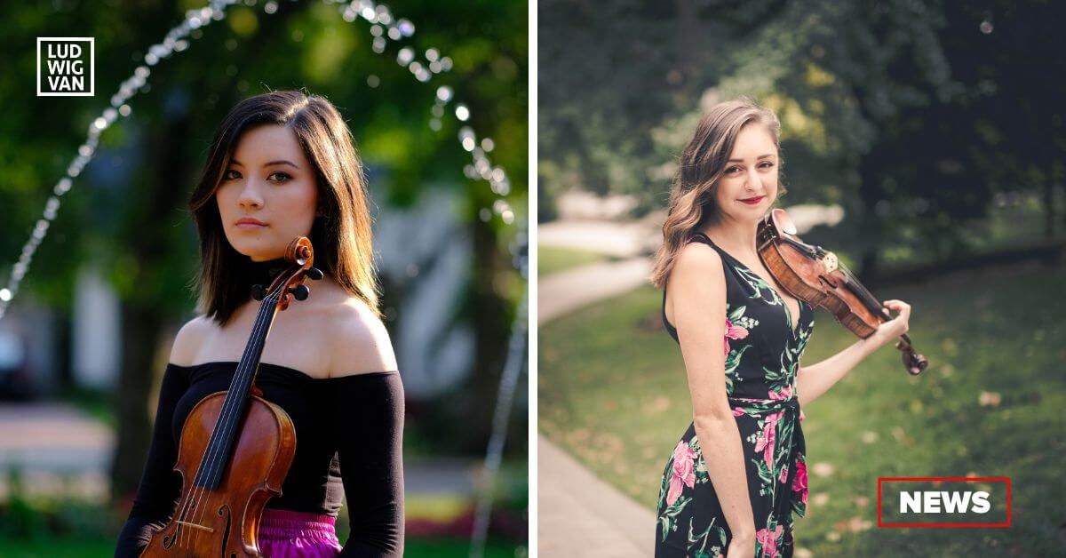 Canadian violinists Gabrielle Després and Julia Mirzoev (Photos courtesy of the artists)