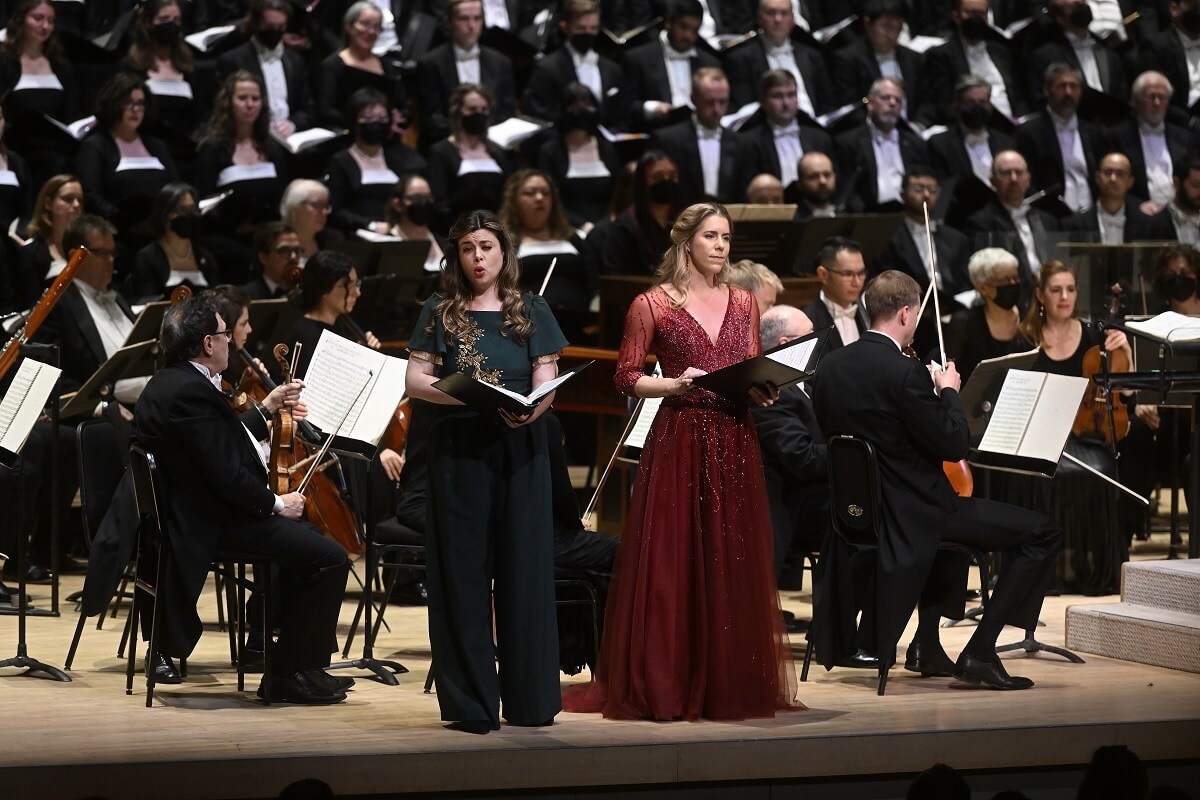 The Toronto Symphony Orchestra with conductor Gustavo Gimeno and soloists perform Handel's Messiah (Photo: Jag Gundu)