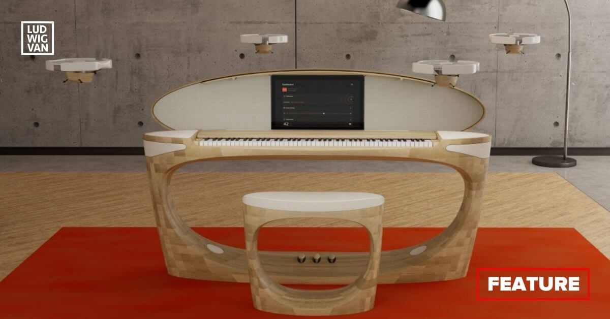 The Roland 50th Anniversary Concept Piano (Photo courtesy of Roland)