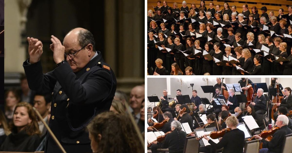 Inspector Pat Kenny, Musical Director of the Garda Band; Toronto Choral Society; North York Concert Orchestra (All photos courtesy of the Canada Ireland Foundation)