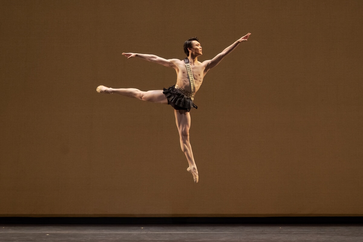 Daichi Ikarashi in Diana and Acteon (Photo: Karolina Kuras, Courtesy of The National Ballet of Canada)