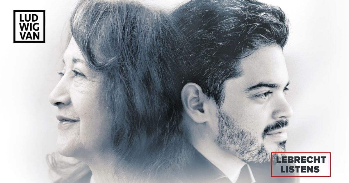 Martha Argerich and conductor Lahay Shani (Image from the album cover)