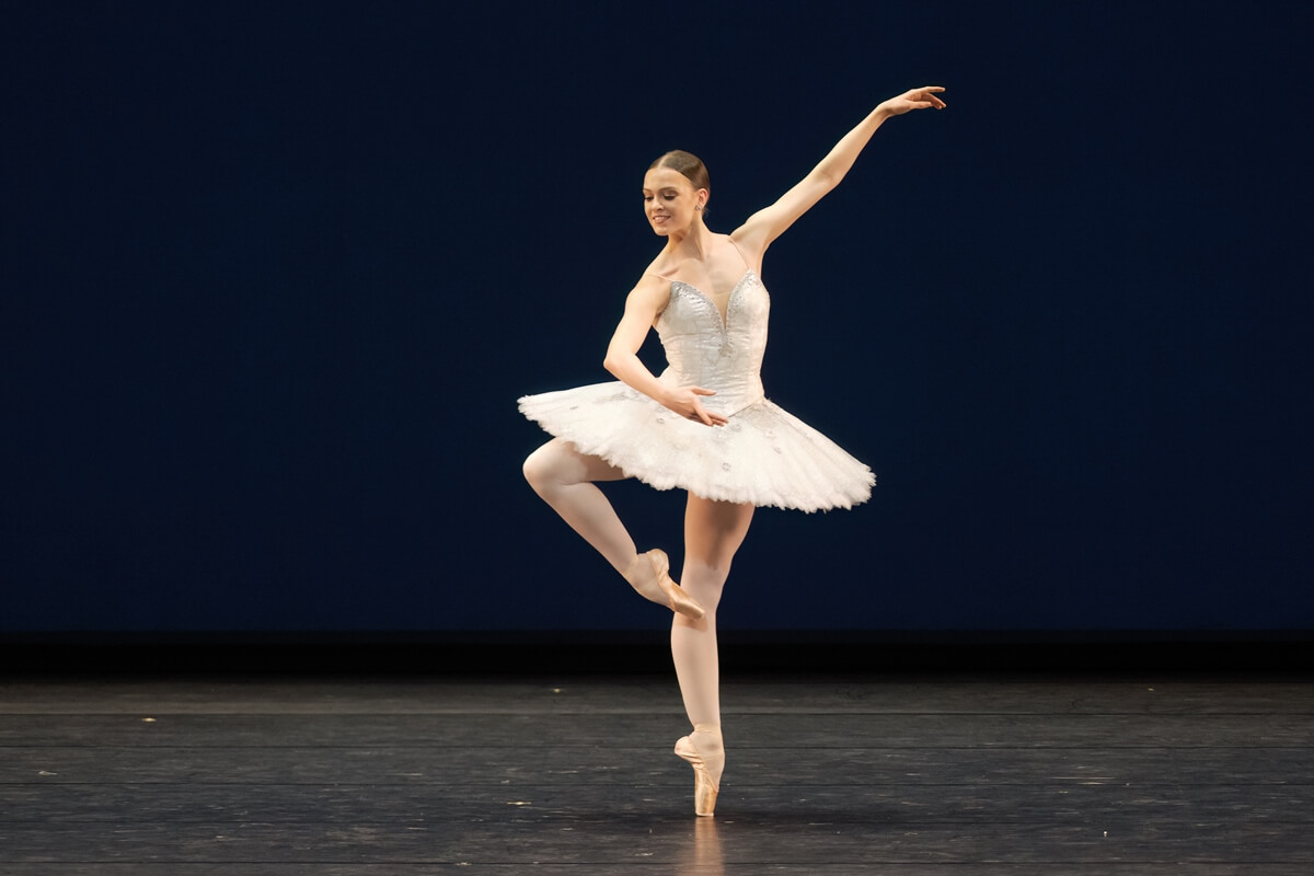 Mackenzie Brown in Grand Pas Classique (Photo: Karolina Kuras, Courtesy of The National Ballet of Canada)