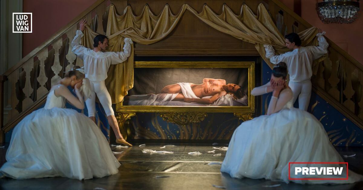 Artists of Atelier Ballet in Opera Atelier’s filmed production of Handel’s The Resurrection (Photo: Bruce Zinger)