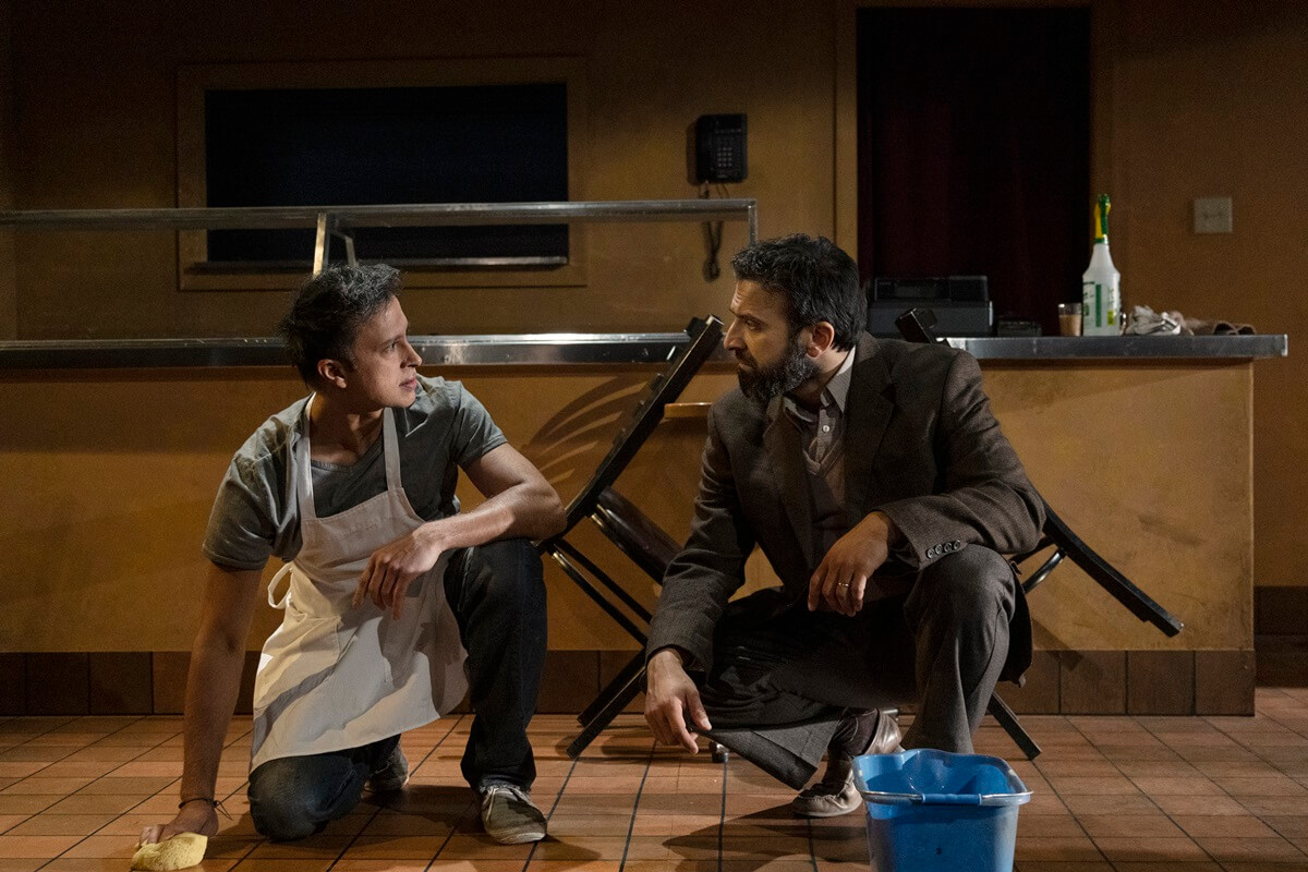 Ali Kazmi and Husein Madhavji in Behind the Moon (Photo: Cylla von Tiedemann)