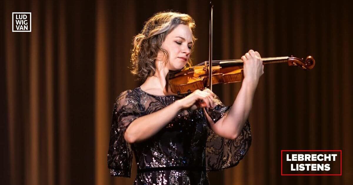 Hilary Hahn (Image from the album cover/DG)
