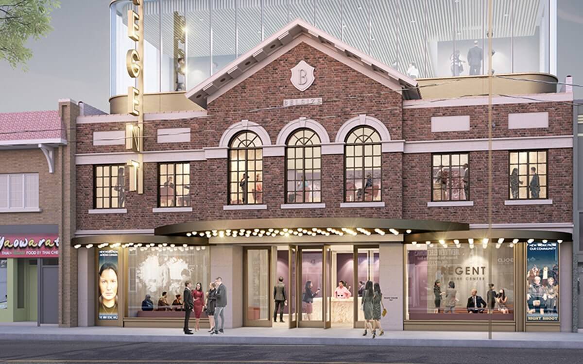 A rendering of the finished Regent Theatre (Image courtesy of Terra Bruce Productions)