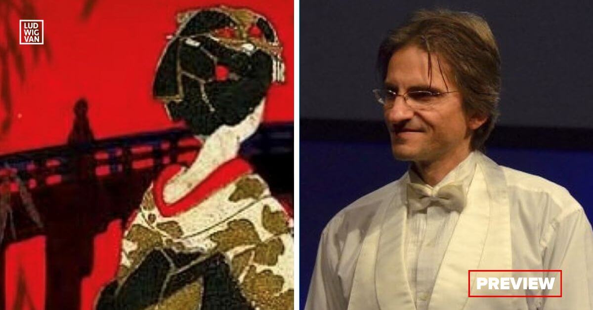 Graphic for Madama Butterfly; Music Director Sabatino Vacca (Images courtesy of Southern Ontario Lyric Opera)