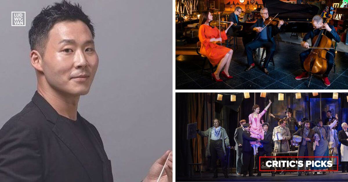 L-R (clockwise): Maestro Earl Lee (Photo courtesy of the RCM); Faure Quartett (Photo courtesy of WMCT); A scene from the Canadian Opera Company’s production of La Bohème, 2019 (Photo: Michael Cooper)