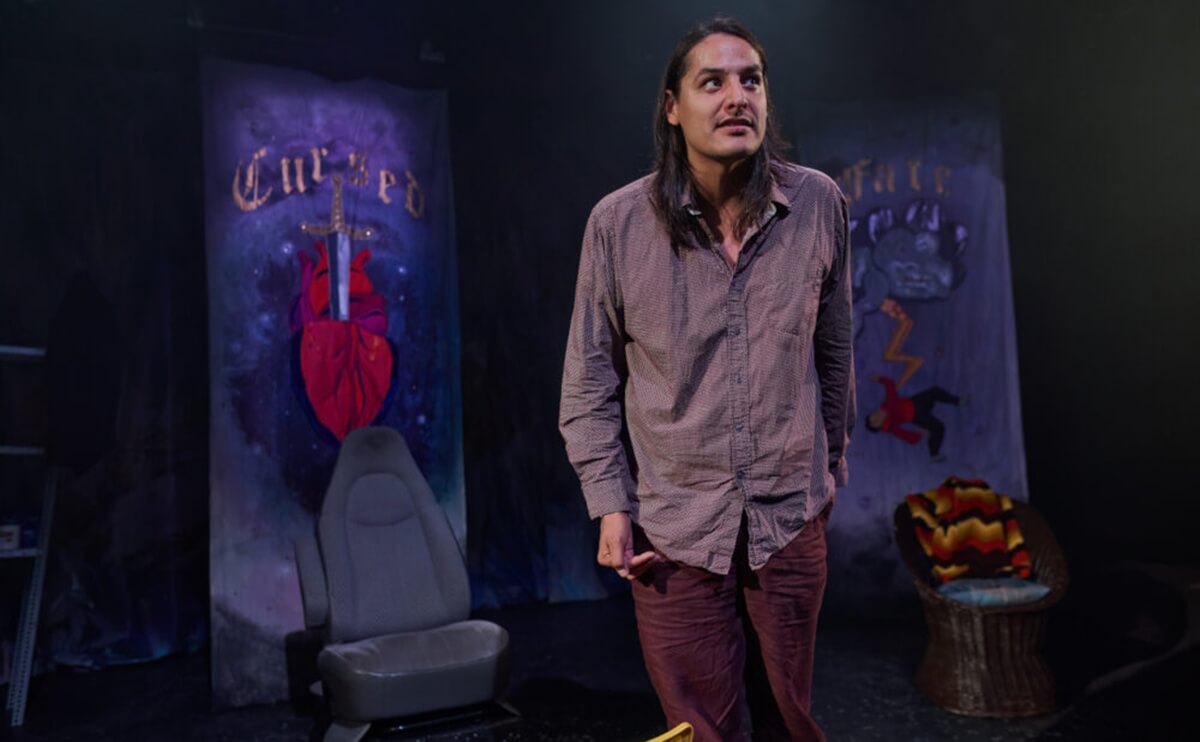 Cliff Cardinal in (Everyone I Love Has) A Terrible Fate (Befall Them) (Photo courtesy of Crow's Theatre)