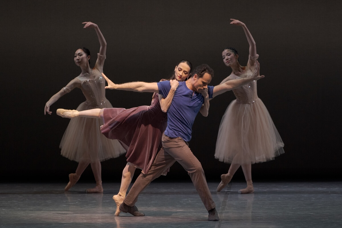Piotr Stanczyk, Svetlana Lunkina, Ayano Haneishi and Nio Hirano in Passion (Photo: Karolina Kuras/Courtesy of The National Ballet of Canada)