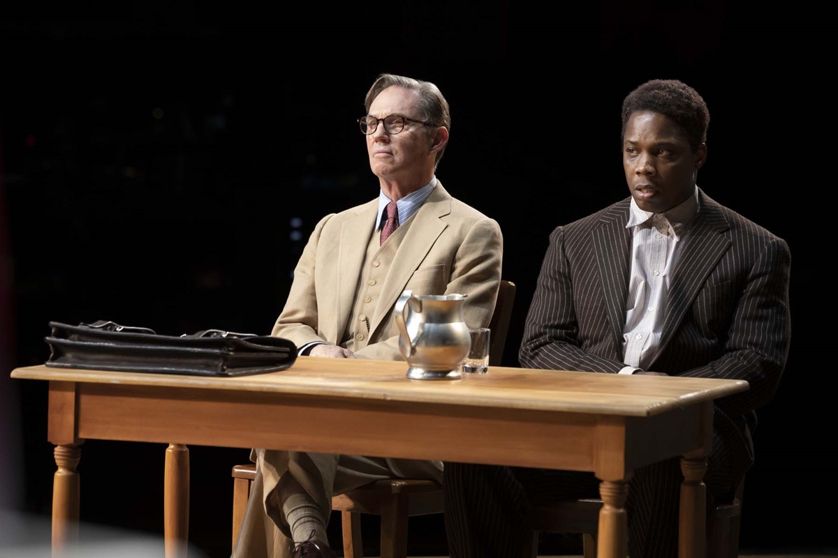 Richard Thomas (“Atticus Finch”) and Yaegel T. Welch (“Tom Robinson”) (Photo: Julieta Cervantes)