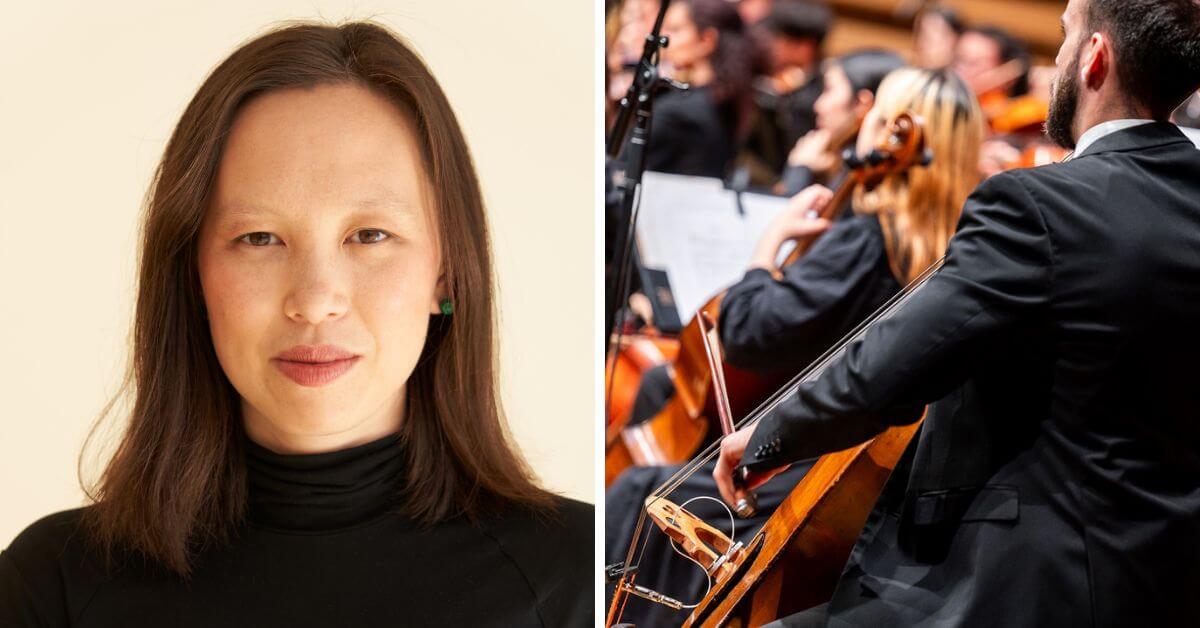 L: Naomi Woo (Photo courtesy of the artist); R: NYO Canada at Koerner Hall 2023 (Photo courtesy of the NYO Canada)