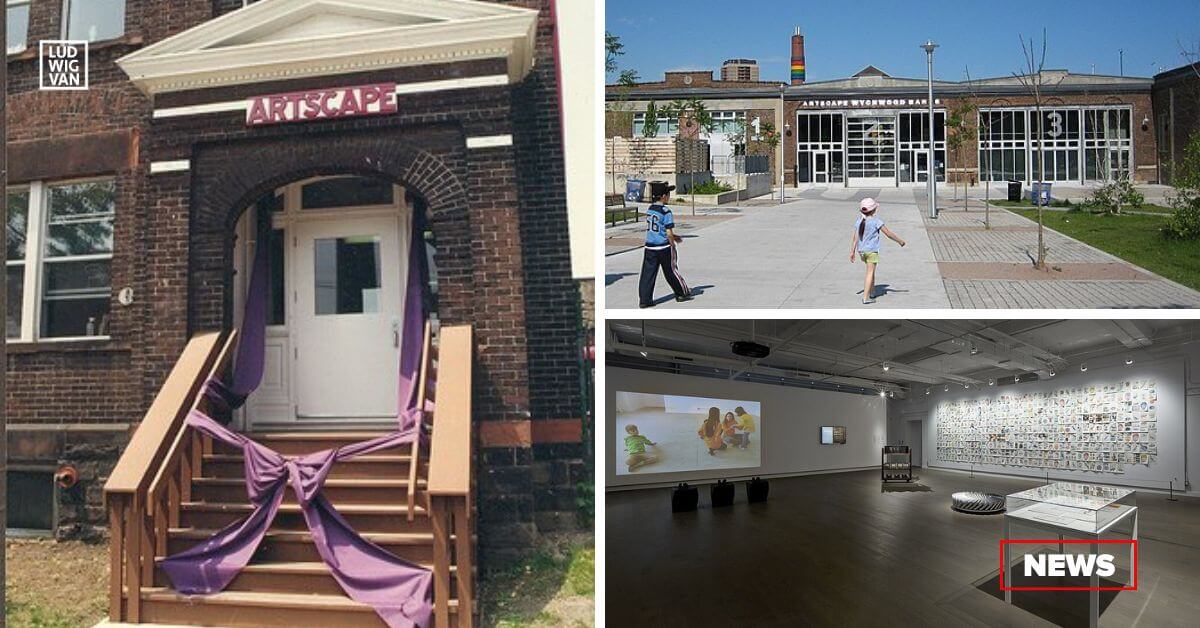 L-R (clockwise): Artscape Atlantic Ave., (Photo: Leslie Anne Naigebauer/CC0C 3.0); Toronto Artscape Wychwood Barns (Photo: Copyright Queen's Printer for Ontario, photo source: Ontario Growth Secretariat, Ministry of Municipal Affairs/CC0C 2.0); Koffler Gallery at Artscape Youngplace (Photo: ArtLover 1984/CC0C 3.0) 