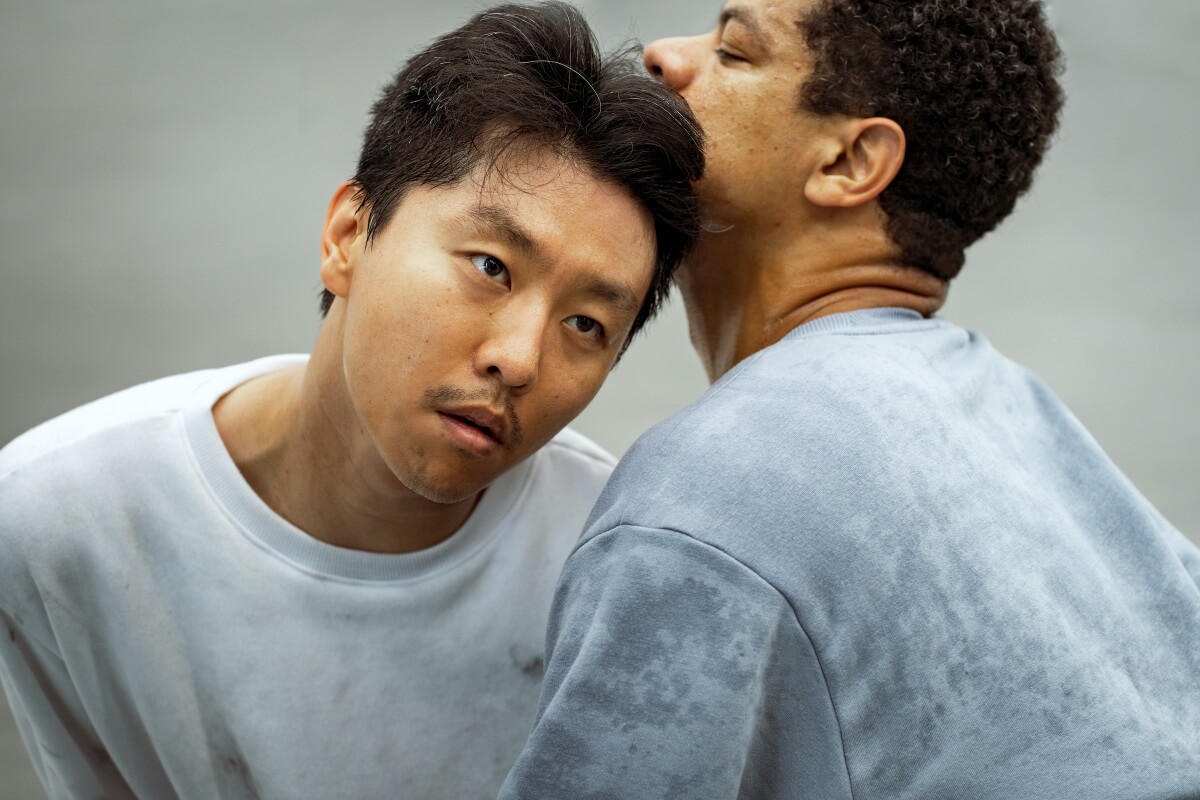 Co-choreographer/dancers Naishi Wang & Jean Abreu (Photo: Maya Yoncali)