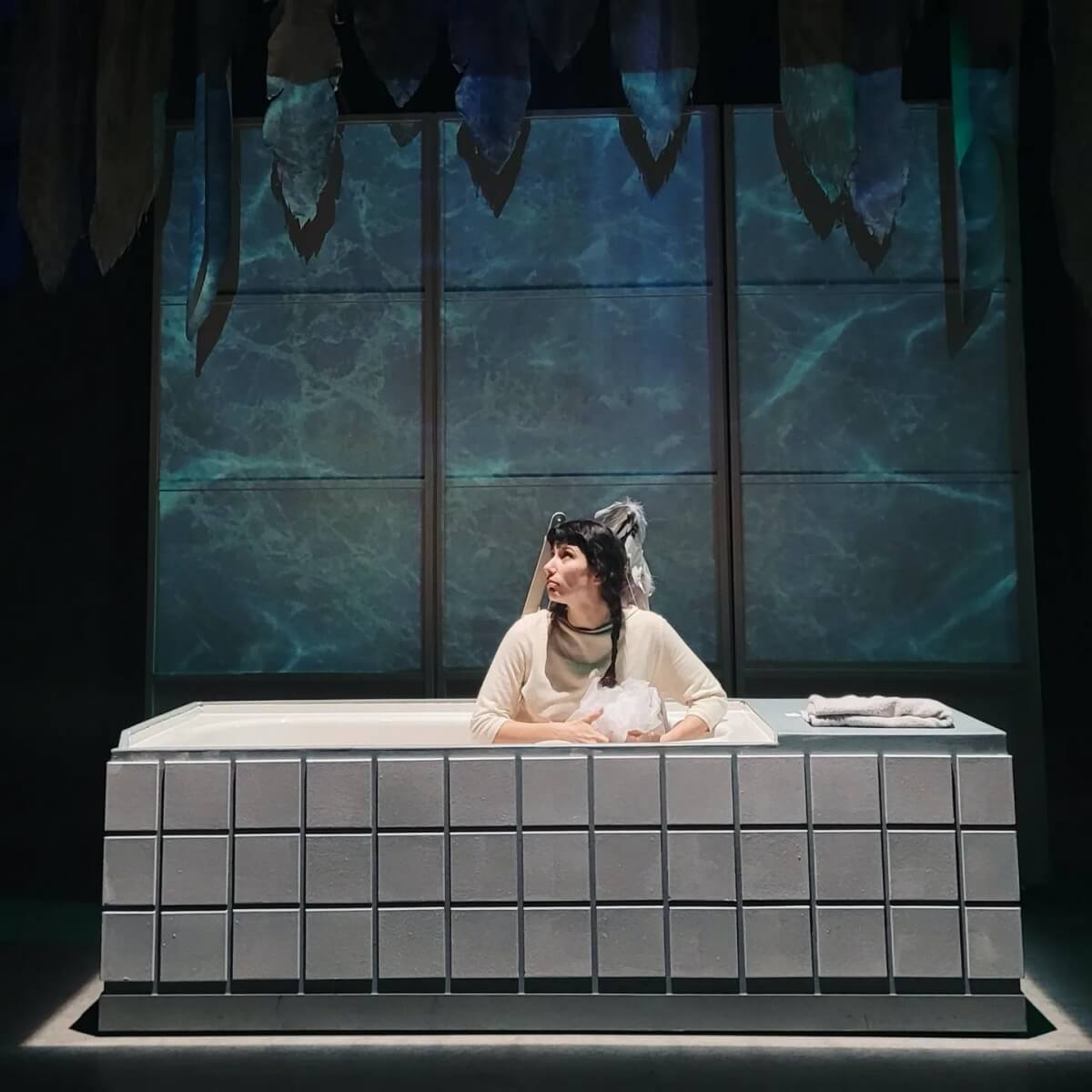 Eliza Bagg in the Vancouver (2022) production of Angel’s Bone Opera (Photo: Jess MacAleese)