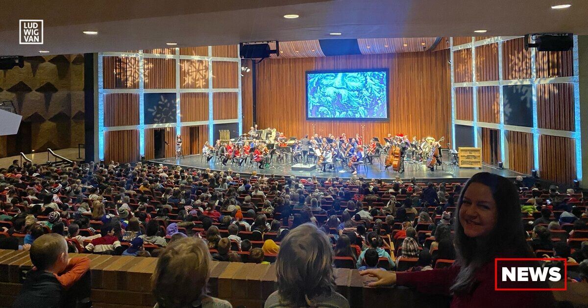 The Hamilton Philharmonic Orchestra perform for students through the An Instrument For Every Child program (Photo courtesy of the HPO)
