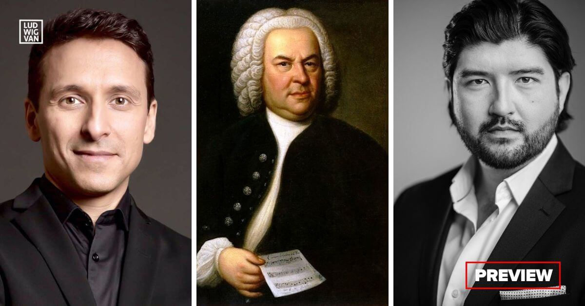 L-R: Philippe Gagné (Photo courtesy of the artist): J.S. Bach (Public domain); Clarence Frazer (Photo courtesy of the artist)