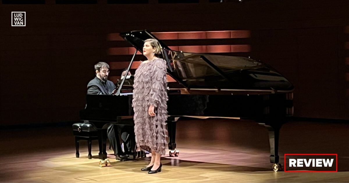 Mezzo-soprano Ema Nikolovska and pianist Charles Richard-Hamelin in recital at Koerner Hall (Photo courtesy of Koerner Hall)