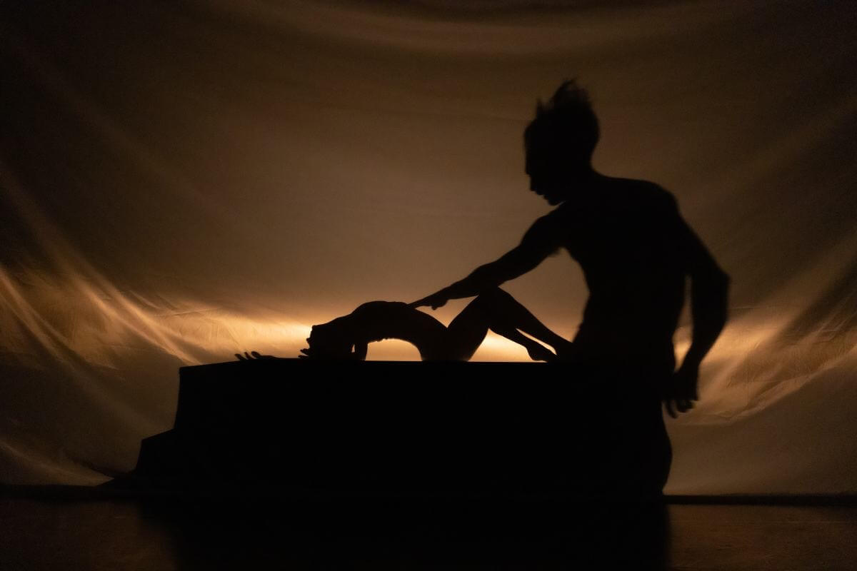 Dancers Greta Hodgkinson and Lukas Malkowski in The Tragedy of Hamlet (Photo Francois Latulippe)