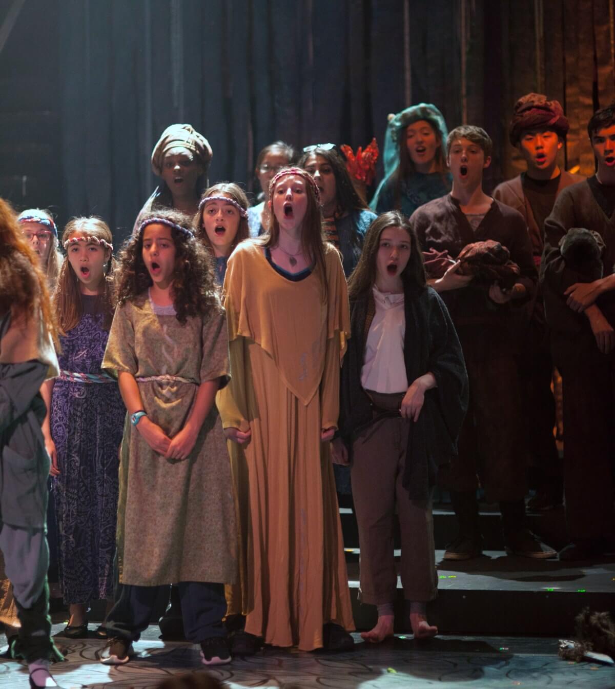 CCOC choristers perform in The Hobbit in 2016 (Courtesy of the CCOC)