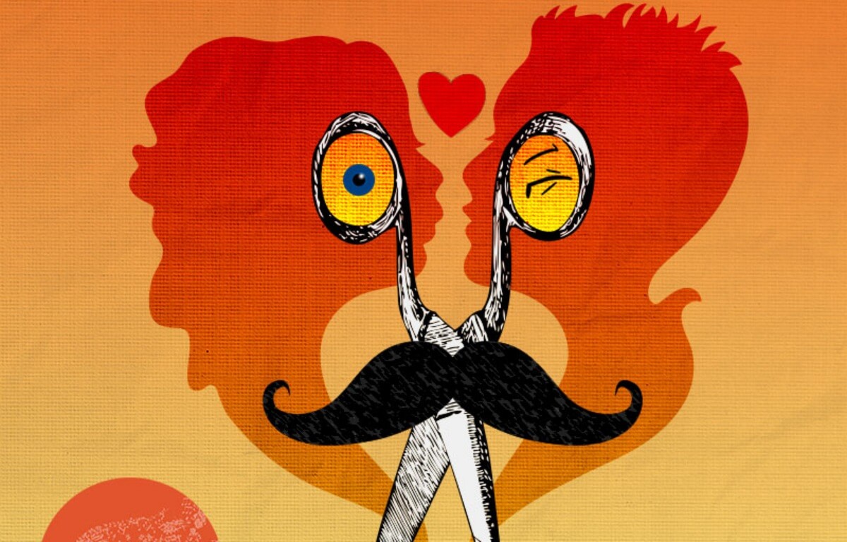 Graphic for the Brott Music Festival's production of Rossini's opera The Barber of Seville