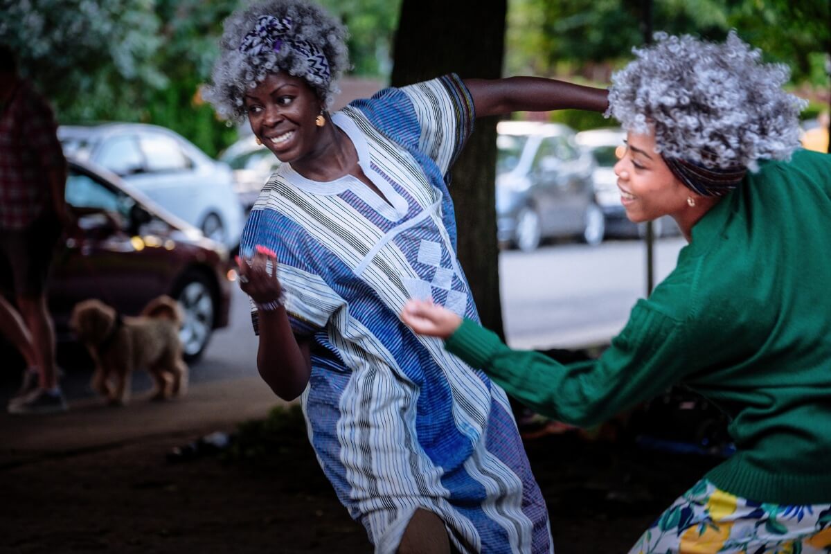 Choreographer Esie Mensah at Porch View Dances 2024 (Photo: SV Photography)