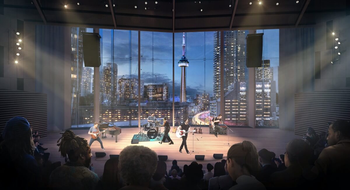 Rendering of the St. Lawrence Centre for the Arts, Acoustic Hall (Image courtesy of Hariri Pontarini Architects)