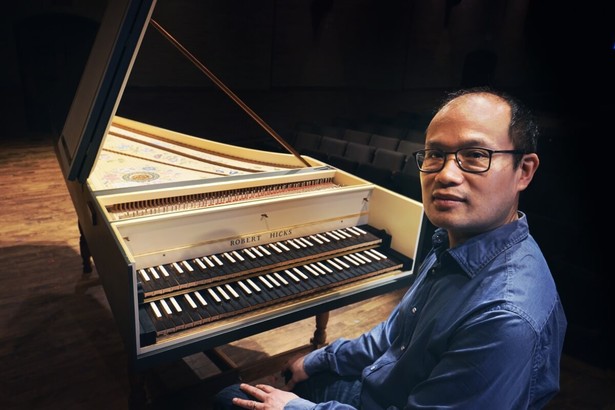 David Louie, harpsichordist (Photo courtesy of the artist)