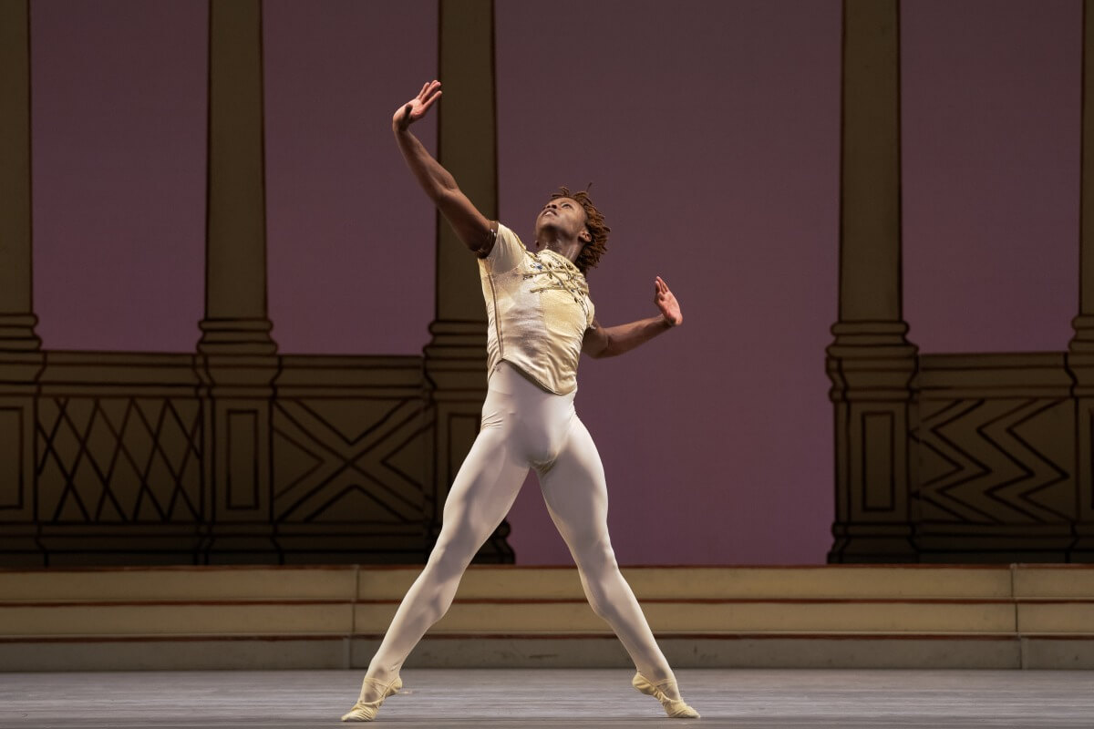 Siphesihle November in the National Ballet of Canada’s Rhapsody (Photo: Karolina Kuras)
