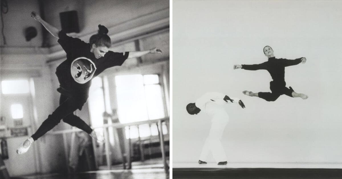 Hope Muir in Rehearsal for White Nights (Photo: Bill Taylor, Courtesy of The National Ballet of Canada); Hope Muir in Rehearsal at Rambert Ballet (Photo Courtesy of The National Ballet of Canada)