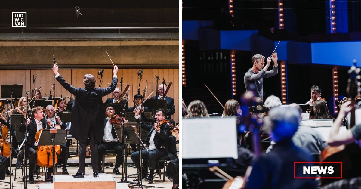 L: Gustavo Gimeno and the Toronto Symphony Orchestra (Photo courtesy of the TSO); R: Music Director Alexander Shelley and the National Arts Centre Orchestra (Photo: Curtis Perry)