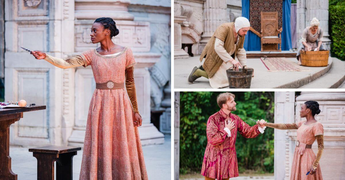 L-R (clockwise): Actors Rashaana Cumberbatch; Phoenix Fyre & Siobhan Richardson; Jack Davidson & Rashaana Cumberbatch (Photo: Raph Nogal) Note that Phoenix Fyre was replaced by Tyler J. Seguin on August 17.