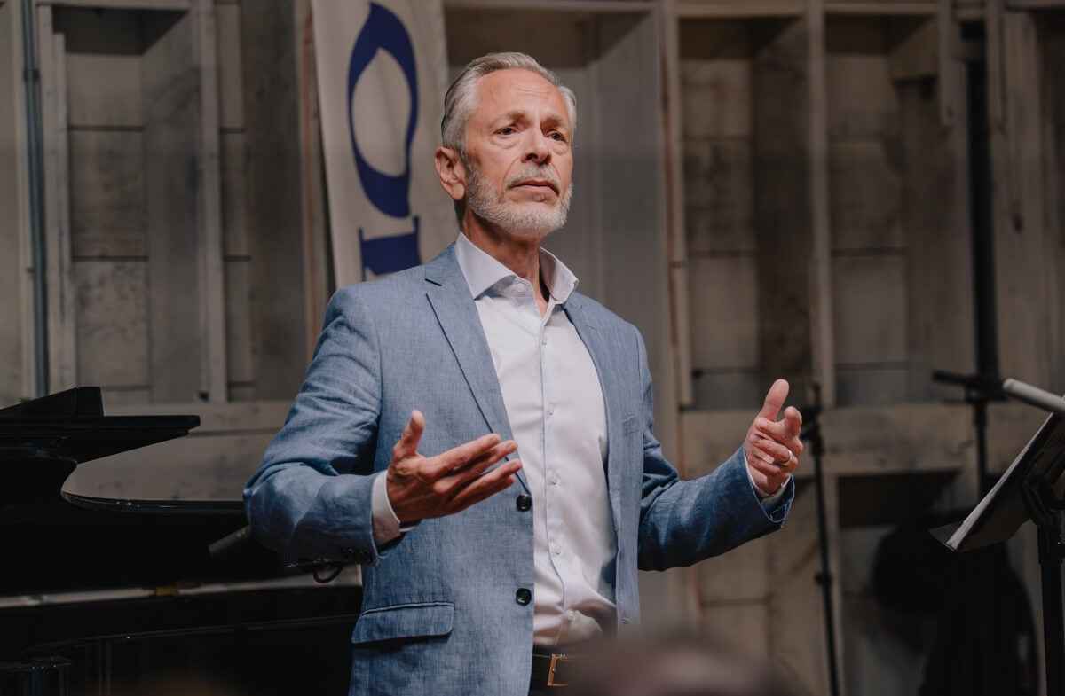 Bass Alain Coulombe performs at the Hidden Gems Marathon concert at the BIGLAKE Festival 2025 (Photo: Stelth Ng of Triple Pointe Media)