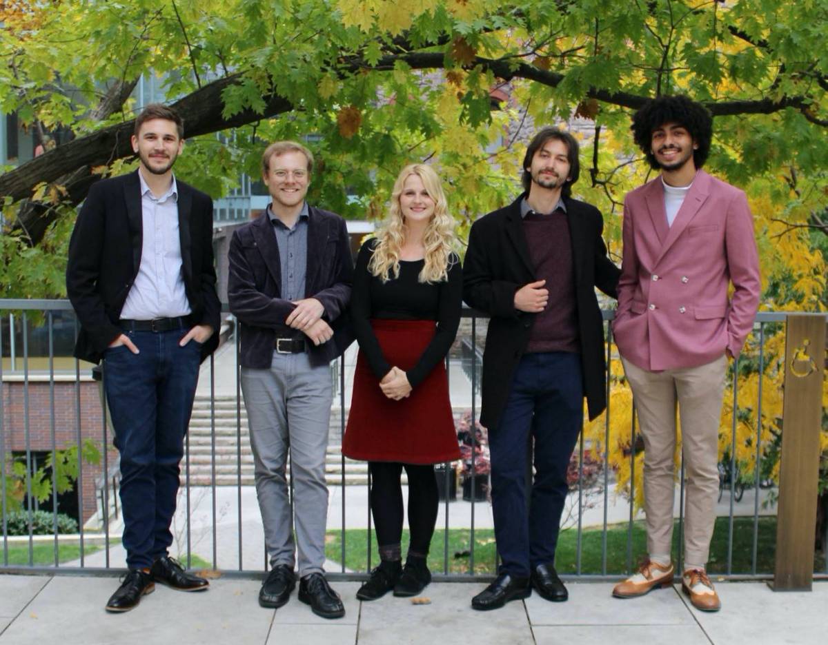 Diapente Renaissance Vocal Quintet (Photo courtesy of the artists)