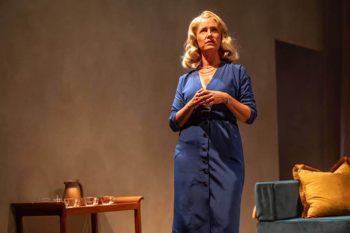Jenny Young in Soulpepper Theatre’s production of Harold Pinter’s Old Times (Photo: Dahlia Katz)