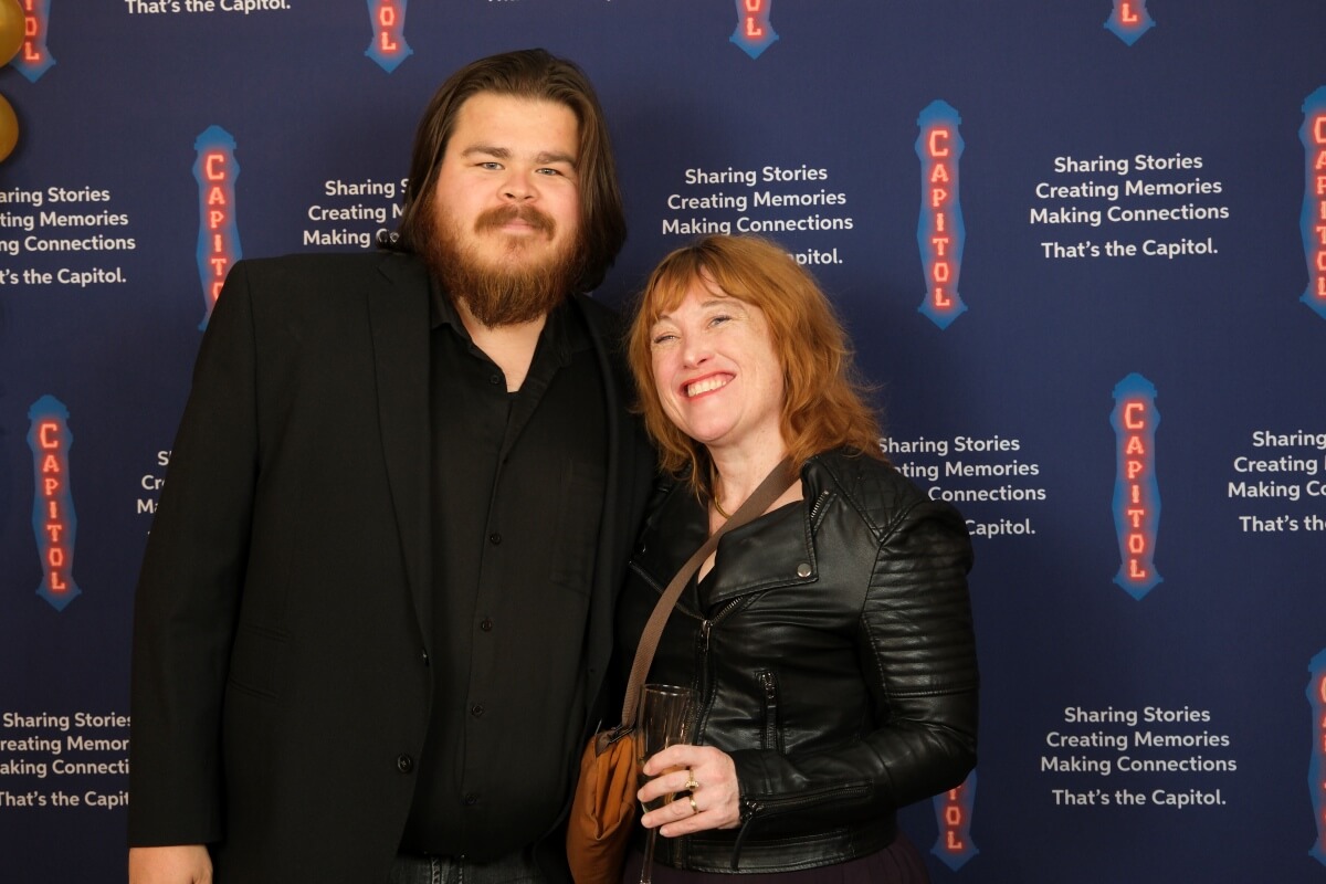 Rez Gas musical theatre creators Genevieve Adam and Cale Crowe (Photo courtesy of the artists)