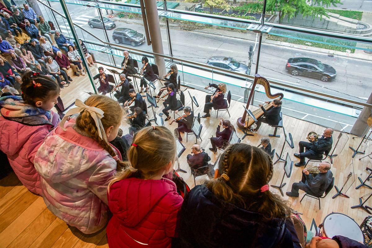 A concert at the Richard Bradshaw Amphitheatre, part of the Canadian Opera Company's Free Concert Series (Photo courtesy of the COC)