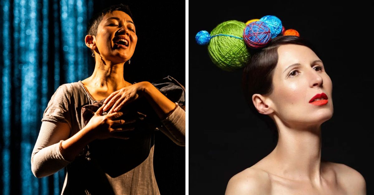 L: Soprano Xin Wang (Photo: Dahlia Katz); composer Ana Sokolović (Photo courtesy of the artist)