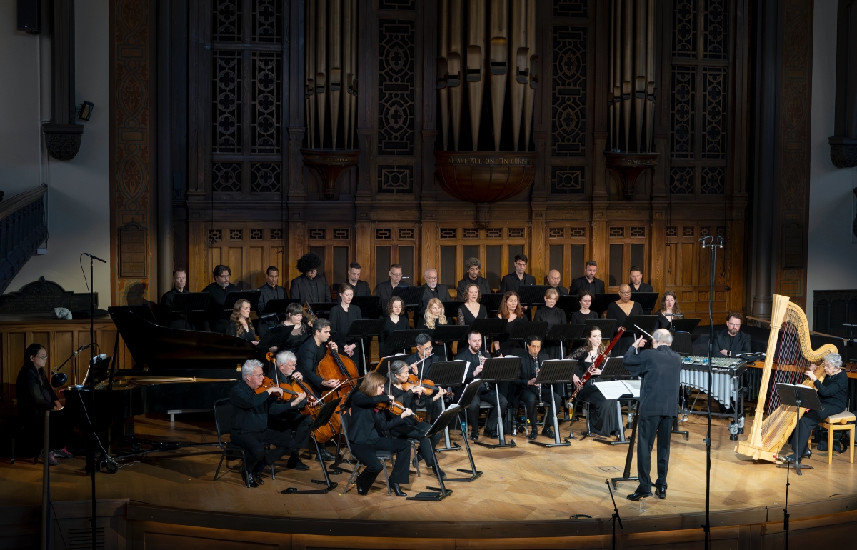 Soundstreams Mass for the Endangered in concert (Photo: Cylla von Tiedemann)
