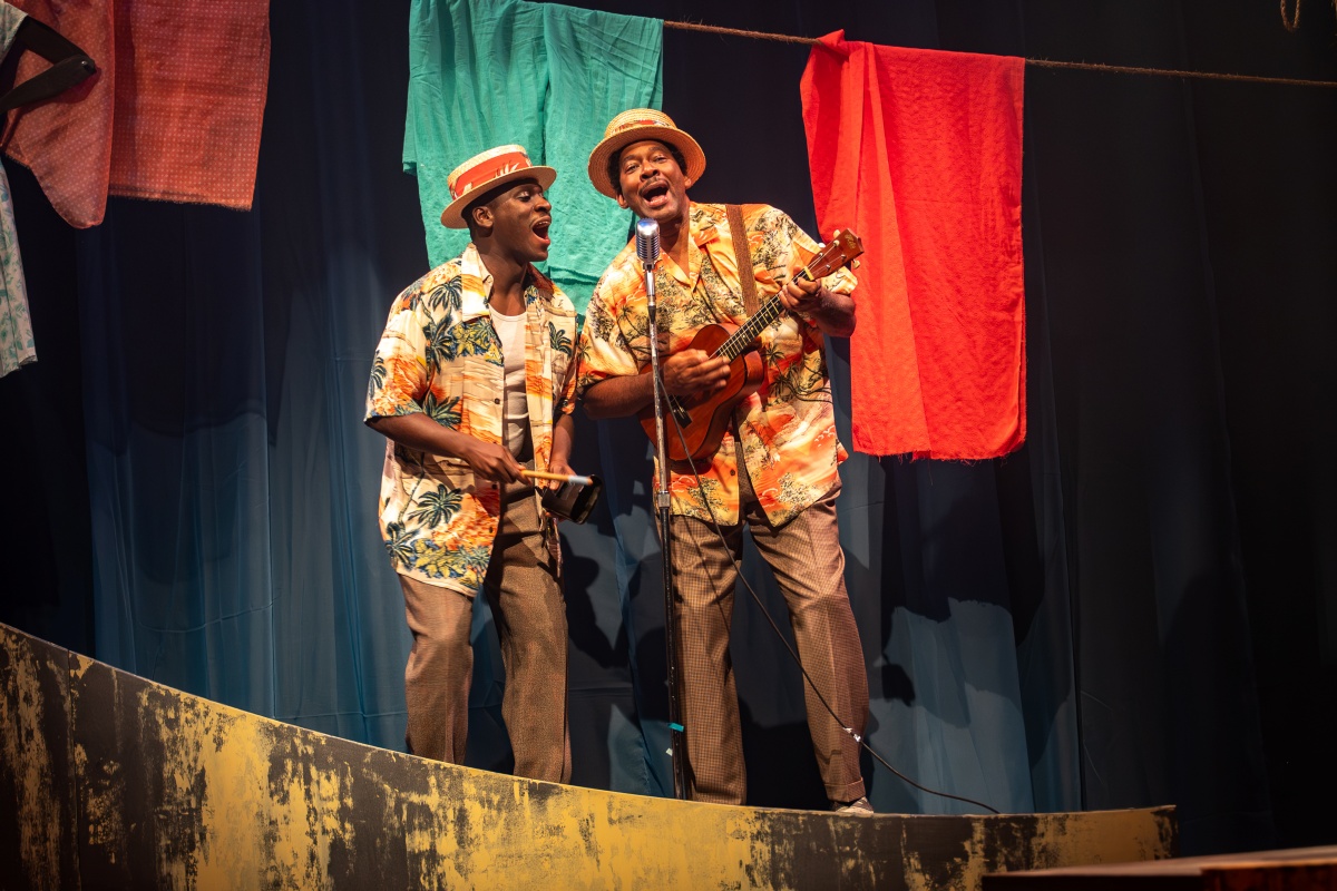 Tony Ofori and Daren A. Herbert in Kanika Ambrose’s Moonlight Schooner (Photo: Dahlia Katz)