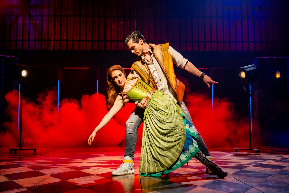 Julia McLellan as Anne and George Krissa as Shakespeare - Toronto Company of & Juliet (Photo: Dahlia Katz)