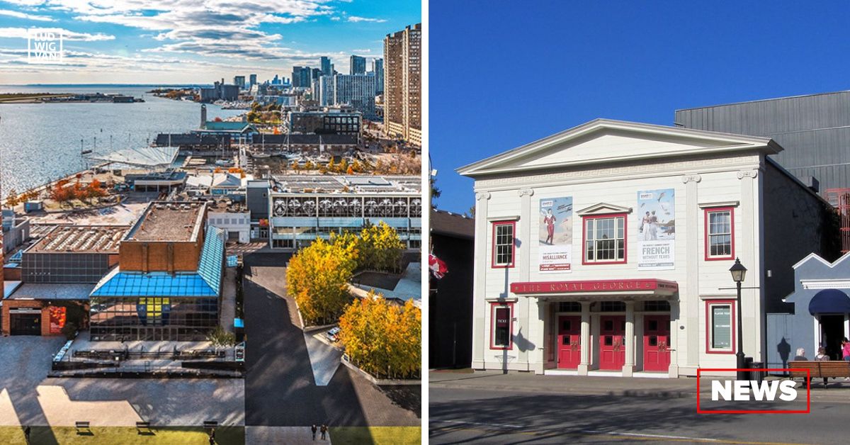 L: Harboufront Centre Toronto’s waterfront campus (Photo courtesy of Harboufront Centre); R: The Shaw Festival’s Royal George Theatre in Niagara-on-the-Lake (Photo: Loozrboy/CC BY-SA 2.0/cropped)