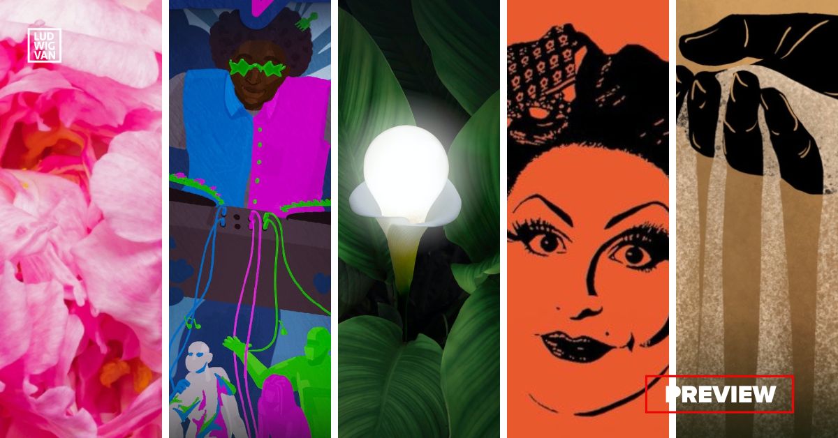 Graphics for Tarragon Theatre’s Greenhouse Festival, L-R: Apology Show (Tiny Bear Jaws); Pulse (Eric Miracle); Greenhouse Festival (Tarragon Theatre); Agitpop (Pearle Harbour); Ramla and the Desert (by Nehal El-Hadi) (Images courtesy of the artists & Tarragon Theatre)