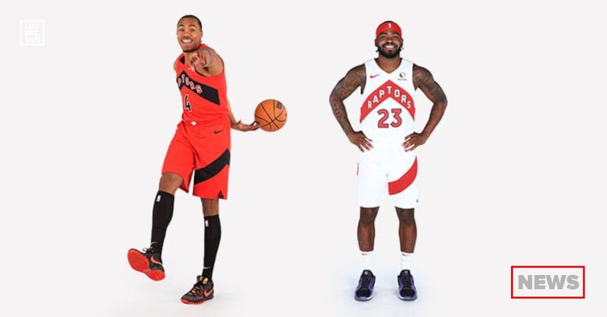 Toronto Raptors players (L-R) Scottie Barnes & Jamal Shead (Photo courtesy of The National Ballet of Canada)