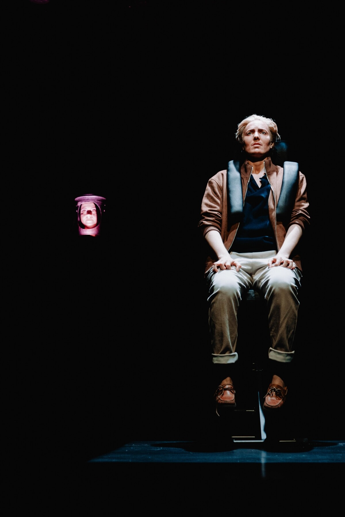 Lauren Gillis and Alaine Hutton in Lester Trips (Theatre)’s Public Consumption, presented by Factory Theatre (Photo: Eden Graham) 