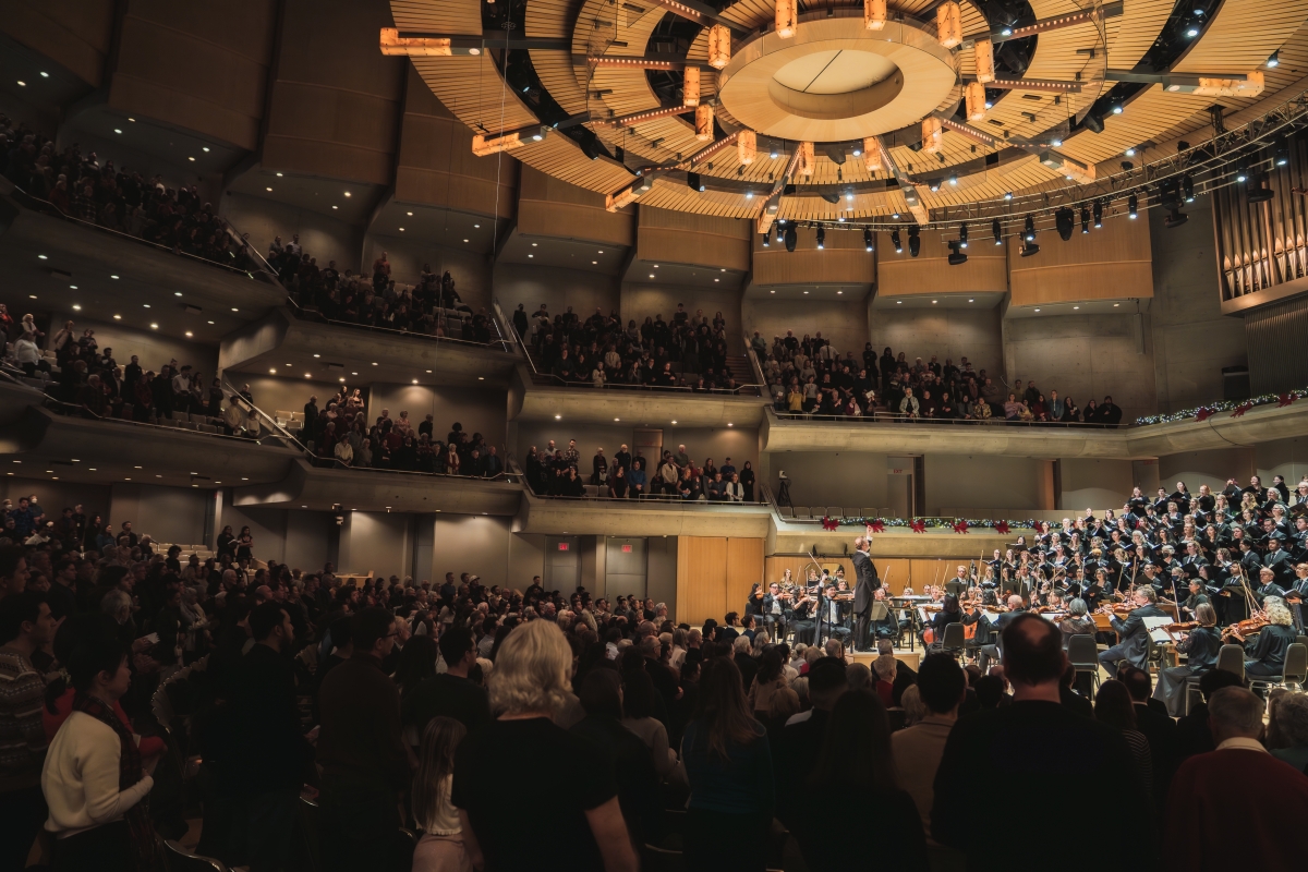 The Hallelujah Chorus of Handel’s Messiah on December 16, 2025 with the Toronto Symphony Orchestra (Photo: Allan Cabral)