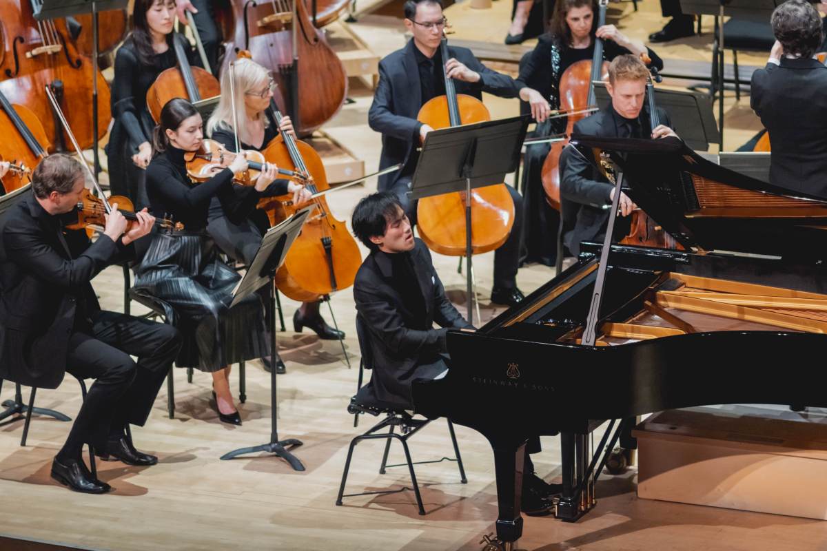 Pianist Bruce Liu performs with the Toronto Symphony Orchestra (Photo: Jae Yang)